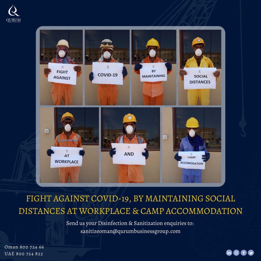 qbgllc's tweet photo. سلامتكم .. أولويتنا ،، 
Your Safety, Our Priority!
Keep Clean, Stay Healthy!

Send us your enquiries 
ارسل لنا طلبك عبر: 
Sanitize@qurumbusinessgroup.com (🇦🇪)
Sanitizeoman@qurumbusinessgroup.com (🇴🇲)

🇦🇪 +971 52 6020479
🇴🇲 +968 9806 6801 https://t.co/Y9XAn9ASRs