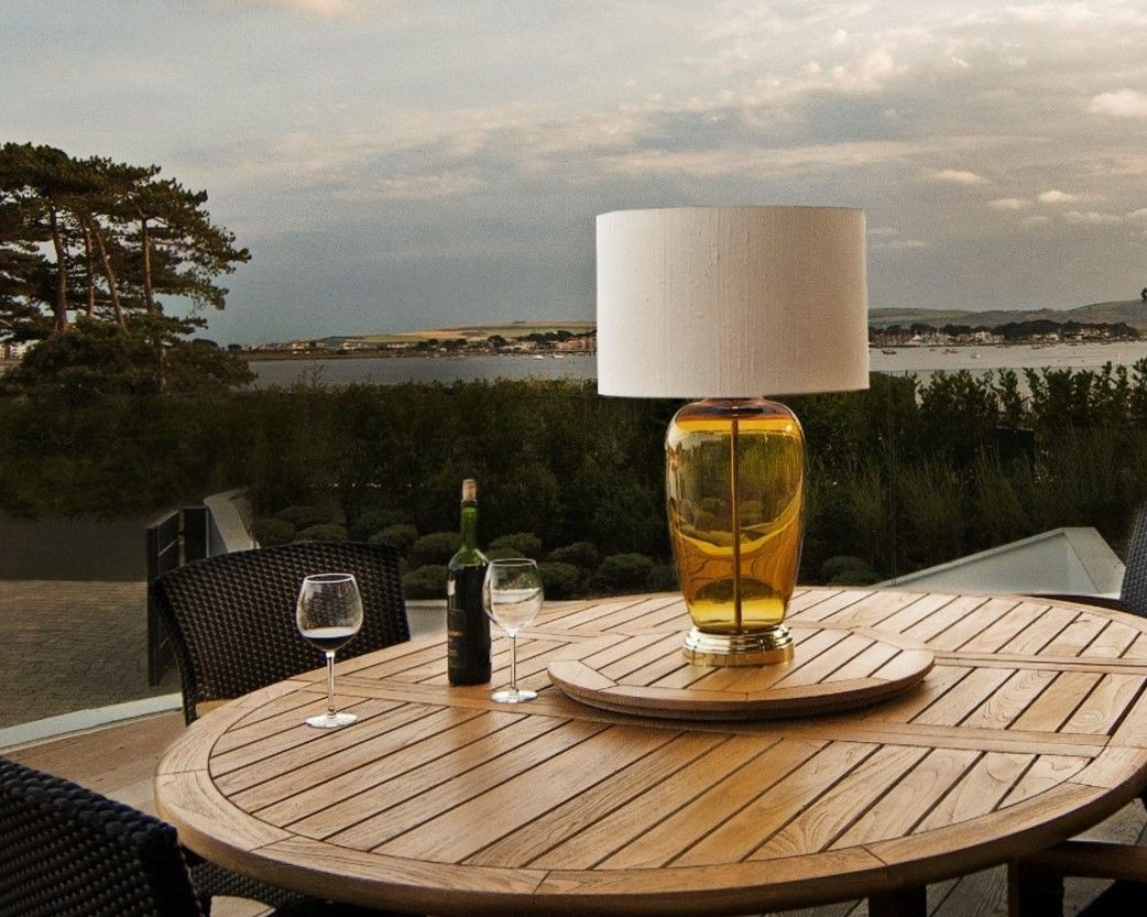 alexanderjoeltd's tweet photo. This home has the most amazing view of Sandbanks... how wonderful would it be to sit here and watch the world go by? 

#luxurycordlesslamps #Sandbanks #luxuryhomes #cordlesslighting #lightingdesign #tablelighting https://t.co/LMWO4wAGmt