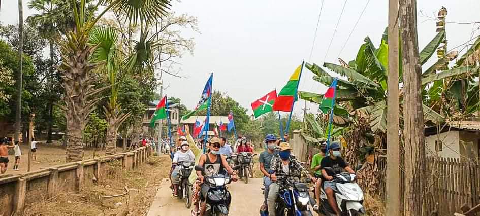 Byun_Sori6104's tweet photo. KawLin Main General Strike that against the Evil MAL's SAC!!!

#WhatsHappeningInMyanmar 
#Mar31Coup https://t.co/nKLpijOi6l