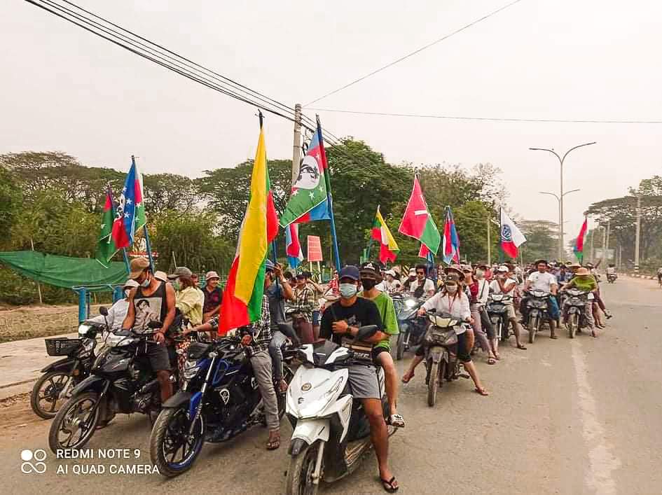 Byun_Sori6104's tweet photo. KawLin Main General Strike that against the Evil MAL's SAC!!!

#WhatsHappeningInMyanmar 
#Mar31Coup https://t.co/nKLpijOi6l