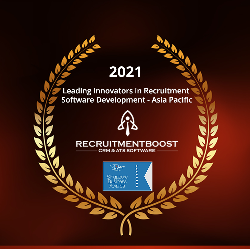 RBoostCRM's tweet photo. Recruitment Boost has been given the award for LEADING INNOVATORS IN RECRUITMENT SOFTWARE DEVELOPMENT-ASIA PACIFIC by APAC Insider's Singapore Business Awards!

Congratulations Team!

https://t.co/u8XoYNwhLY
#RecruitmentBoost #recruitment #CRM #recruitmentcrm #HR https://t.co/C7cTTwnGfg