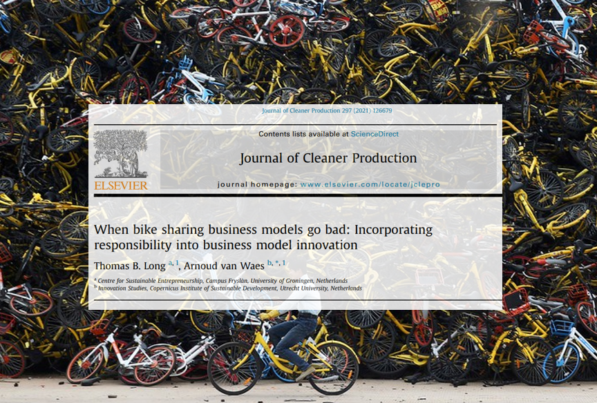 New publication out: When business models go bad. 

Examining the case of dockless bike sharing we show how (ir)responsible innovation affects the success or failure of new business models.

Open access: sciencedirect.com/science/articl…