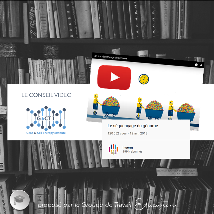 GCTI_France's tweet photo. MERCREDI CONSEIL | 🎥 Notre groupe #Education vous propose ajd'hui de visionner

➡️ Le séquençage du génome – par l’@Inserm 🧬
https://t.co/ktPl9ka20Q

🔹 Cette vidéo vous explique comment lire l’ADN !  Découvrez les techniques de séquençage du génome de ces dernières décennies. https://t.co/i2WwRV072c