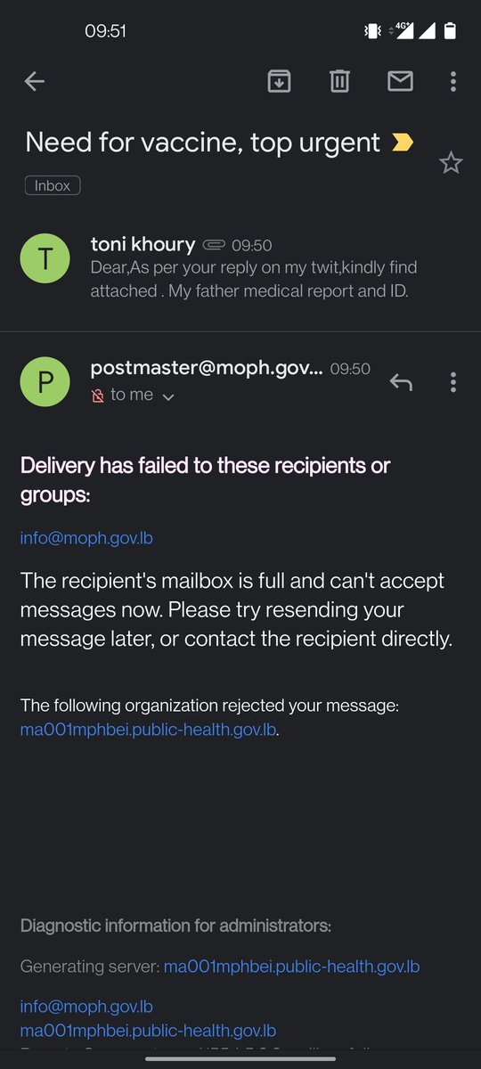tonnykh's tweet photo. @Hamad_hassan20 @mophleb 

Thank you for your fast reply .but your mailbox is full can't send an email. https://t.co/9GEVfldYZL