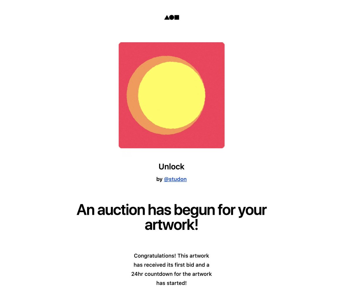 studonovan's tweet photo. Auction for Unlock has begun…😎

#NFT #nftcollector #NFTcollectibles #NFTCommunity @withFND 

https://t.co/SKjomrV7AI https://t.co/SgJcrLNpOY