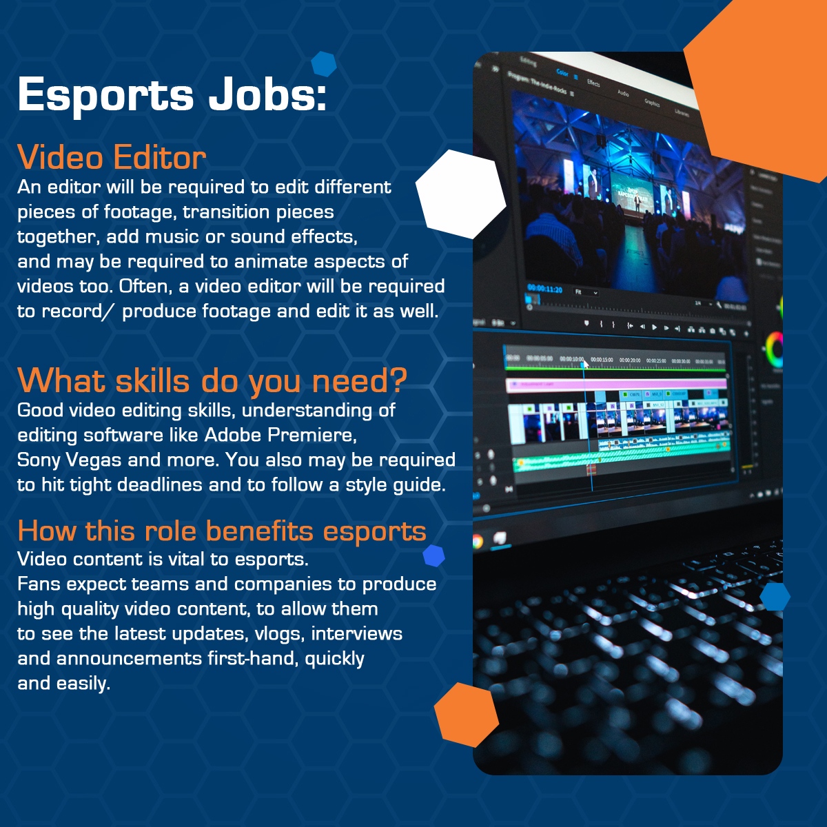esportsbpc's tweet photo. Esports is not only playing games!
There are many careers in the esports sector.

To find out more about the skills and knowledge you will learn on our new BTEC qualification visit:
the https://t.co/ZW8AObrg5i

@BPCollege
#esports #gaming #gamer  #bpcmedia #twitch #lol https://t.co/tuOgABLzaf