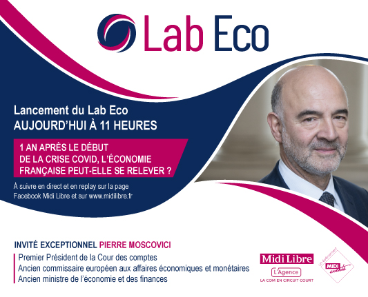 Midi_Events's tweet photo. #LabEco by MidiLibre #Lancement J-J !
1 an après le début de la crise covid, l'économie française peut-elle se relever ?📈
Rendez-vous aujourd'hui à 11h pour cet échange avec Pierre Moscovici, en direct et sur https://t.co/QrwzryNZhO ▶️🔴
▶️https://t.co/3ZS10RhgCm https://t.co/TkazJdVtRg