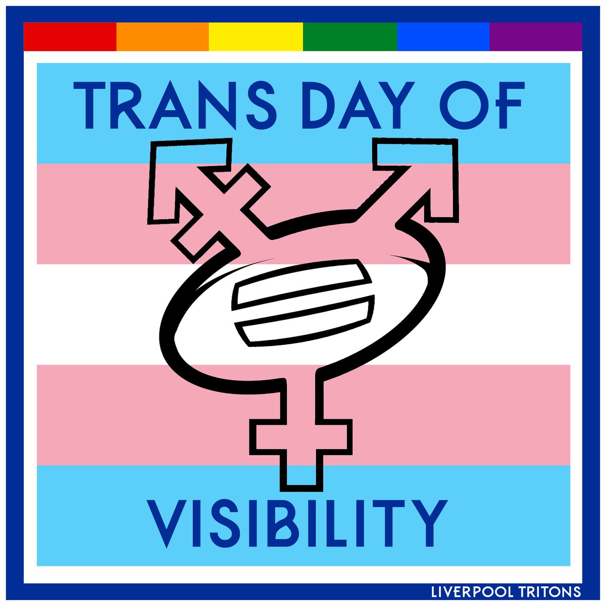 O2Tritons's tweet image. It's Transgender Day of Visibility. We celebrate &amp;amp; thank all trans &amp;amp; non-binary people for their contributions to society.👏🏳️‍⚧️
We call out discrimination of trans people &amp;amp; reiterate our inclusivity of all genders in our touch team, &amp;amp; men, inc. trans men, in our union team. #TDOV