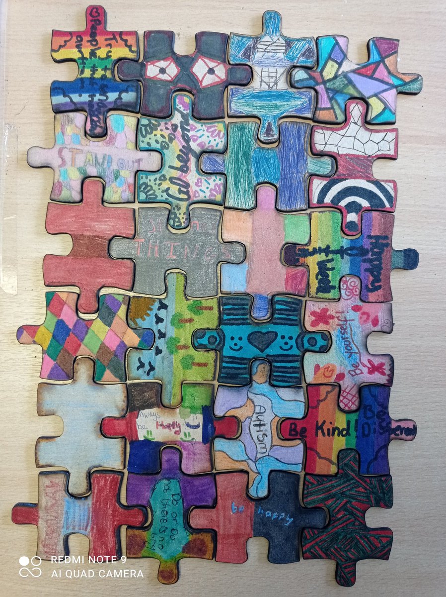 7H were so respectful learning about Autism. I look forward to seeing the jigsaw wall coming soon! #AutismAwarenessWeek
#autism #education #knowledge #bekindtoeachother