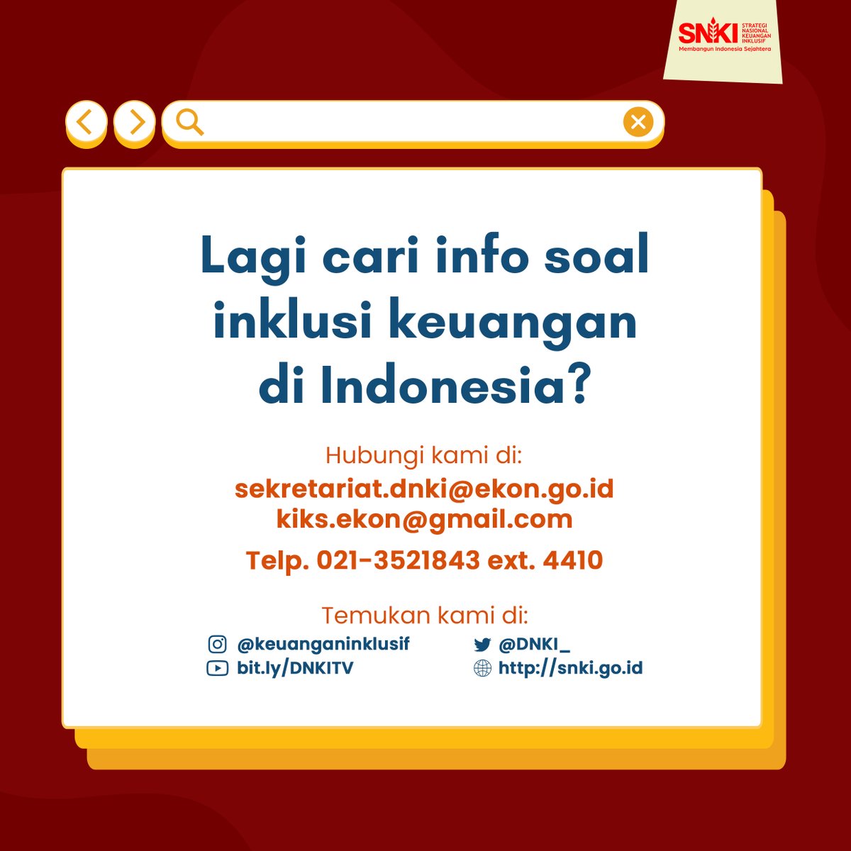 Dewan Nasional Keuangan Inklusif tweet media