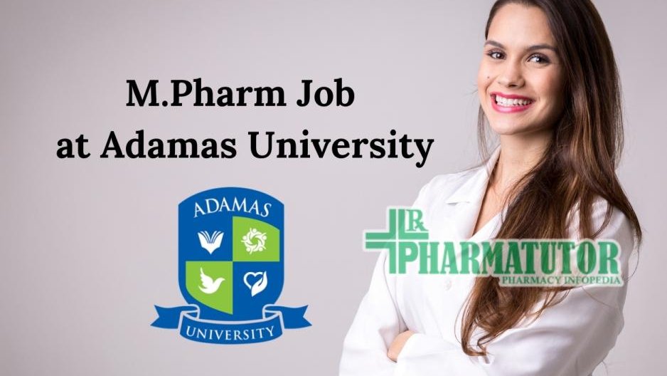 pharmatutor's tweet image. Job for M.Pharm to work in Government of India funded project at Adamas University
pharmatutor.org/content/march-…

#PharmaProjects
#pharmacists #pharmacy
#Pharmatutor