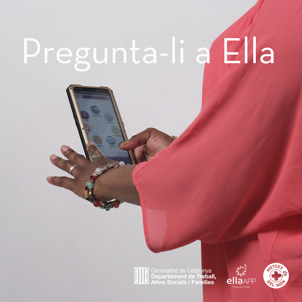 metgesdelmonCAT's tweet photo. Volem destacar el caràcter innovador d'aquest projecte, per ser l’únic a Catalunya i a tot l'estat espanyol i per promoure l'aplicació de les noves tecnologies a la intervenció social, contribuint a combatre l'escletxa digital social i de gènere. #Preguntaliaella #EllaApp #Drets https://t.co/KOYT99UkTF