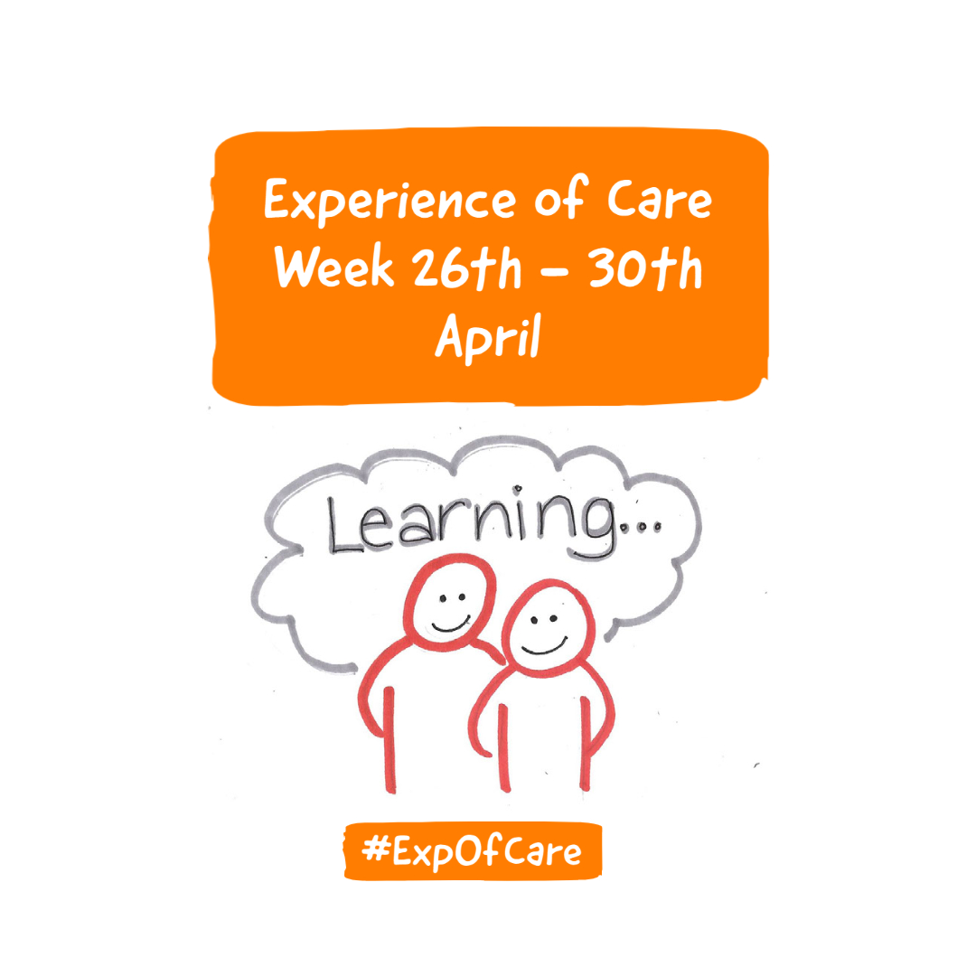 lgoodbu's tweet photo. Coming soon Experience of Care week between 26th - 30th April we will be celebrating how #ExpOfCare is being improved across the country we will focus on storytelling carers co production AHPs and health inequalities more coming soon about online sessions and tweetchats https://t.co/jO5nkIeoDO