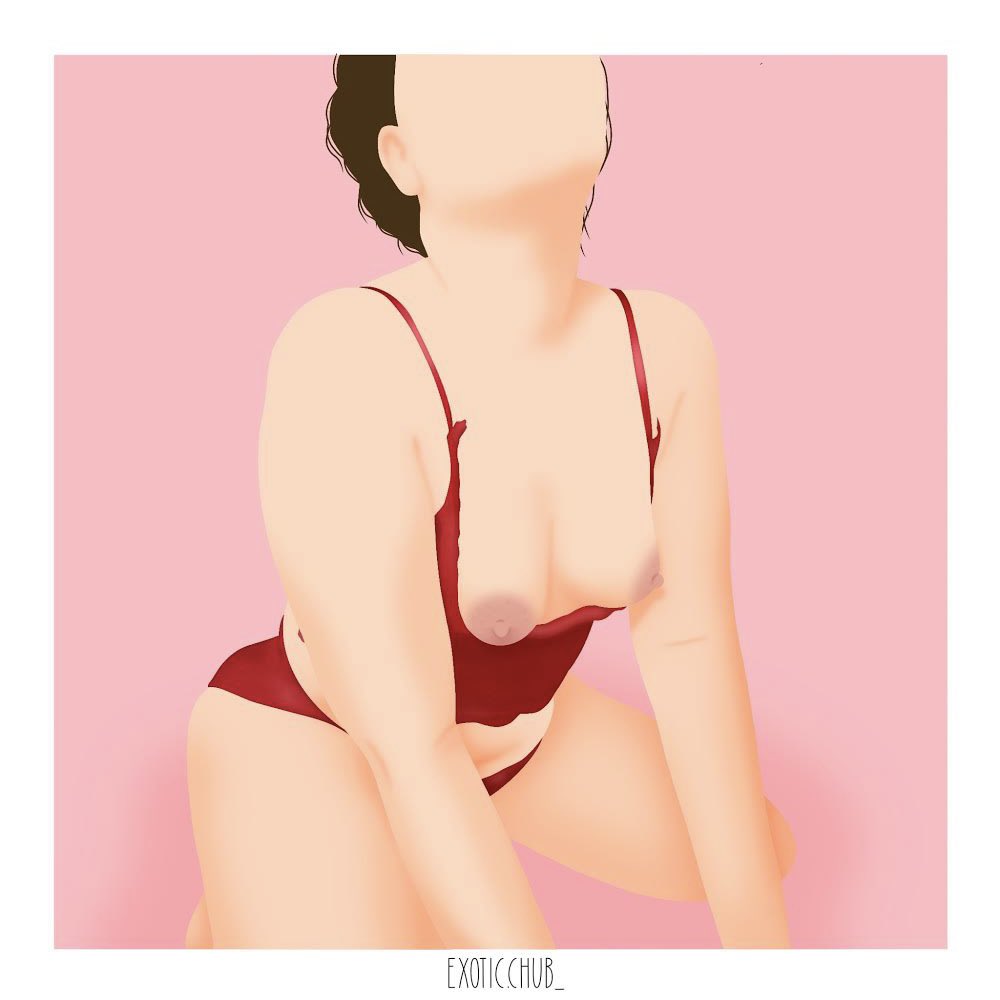 exoticchub's tweet photo. I drew @saucys0ul isn’t she stunning 😍 #nsfw #nsfwart https://t.co/cdJHhg4wAT