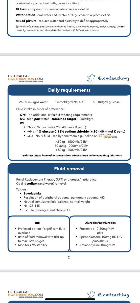 <a href="/msiuba/">Matt Siuba</a> Very true Matt! Depends what you mean by maintenance fluid though. People must get their daily water requirement preferably orally, then NG and only IV if this not possible. And not &gt;1 mmol Na/kg/day. All infusion intake should be taken into account. #turningthetide