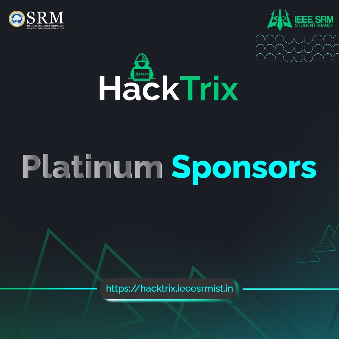 ieeesrmist's tweet photo. IEEE SRM SB deems immense pleasure in adding the esteemed Devfolio and Wolfram to the sponsors of HackTrix.
🗓️ 2 - 4 April, 2021
#HackTrix #IEEESRMIST https://t.co/y0r0tNyydf