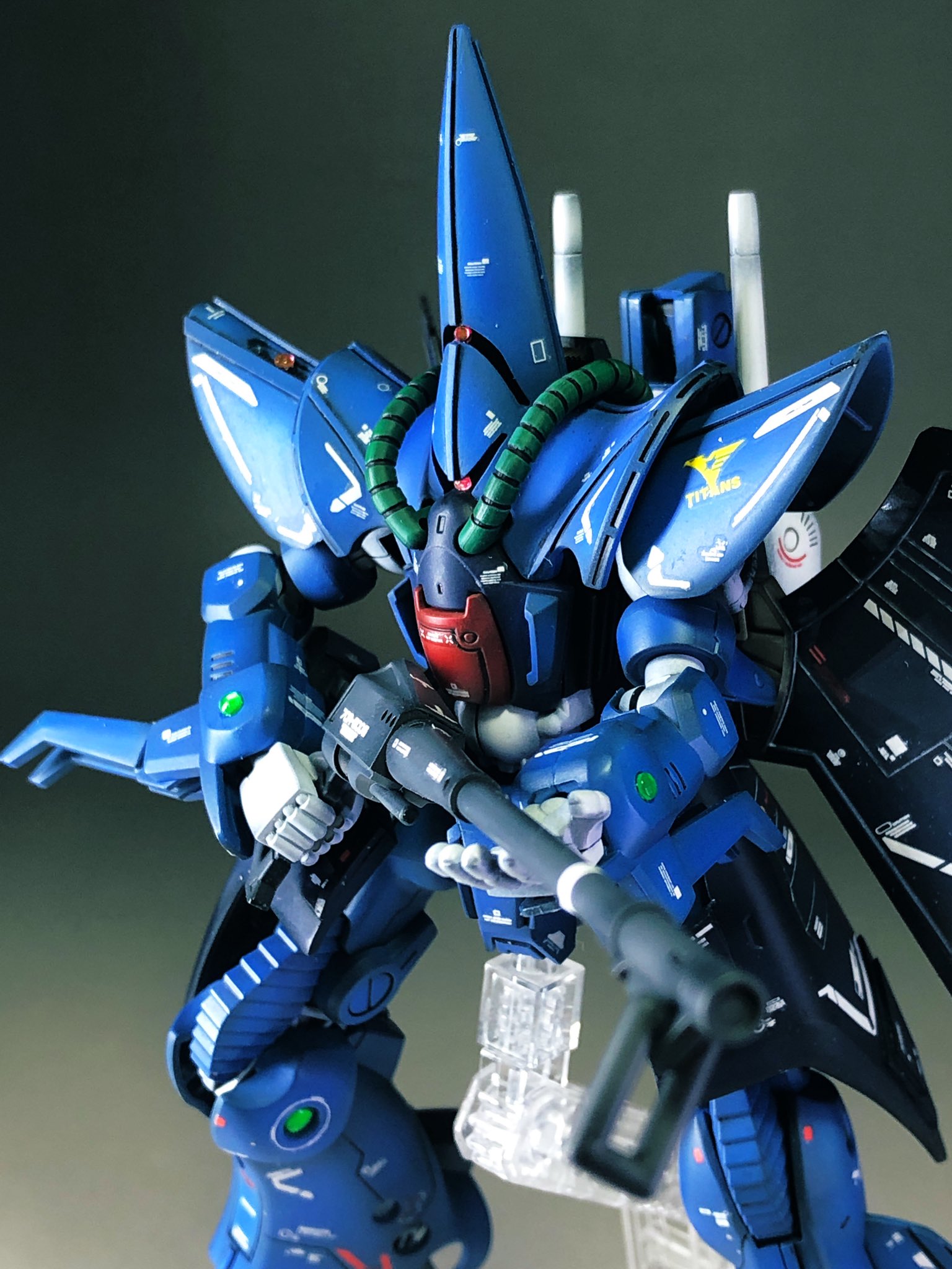 希少絶版Ｍ・Ｍ　1/100機動戦士ＺガンダムＲＸ-１３９ハンブラビＢ-ＣＬＵＢ 希少絶版M・M 1/100機動戦士ZガンダムRX-139ハンブラビ