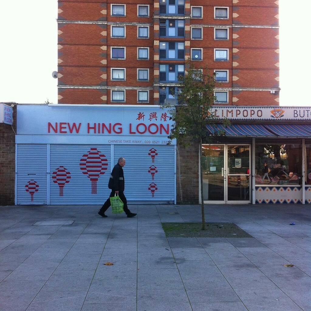 Throwback... quirky shop fronts in the square in Wood Street