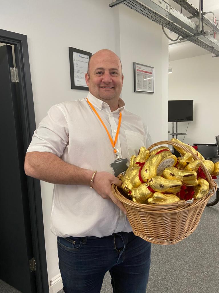 Maintainabuild's tweet photo. Keep an eye out for our very own Easter Bunny today.  He may be visiting you. @LindtUK #HappyEaster https://t.co/01QBVoRUmi