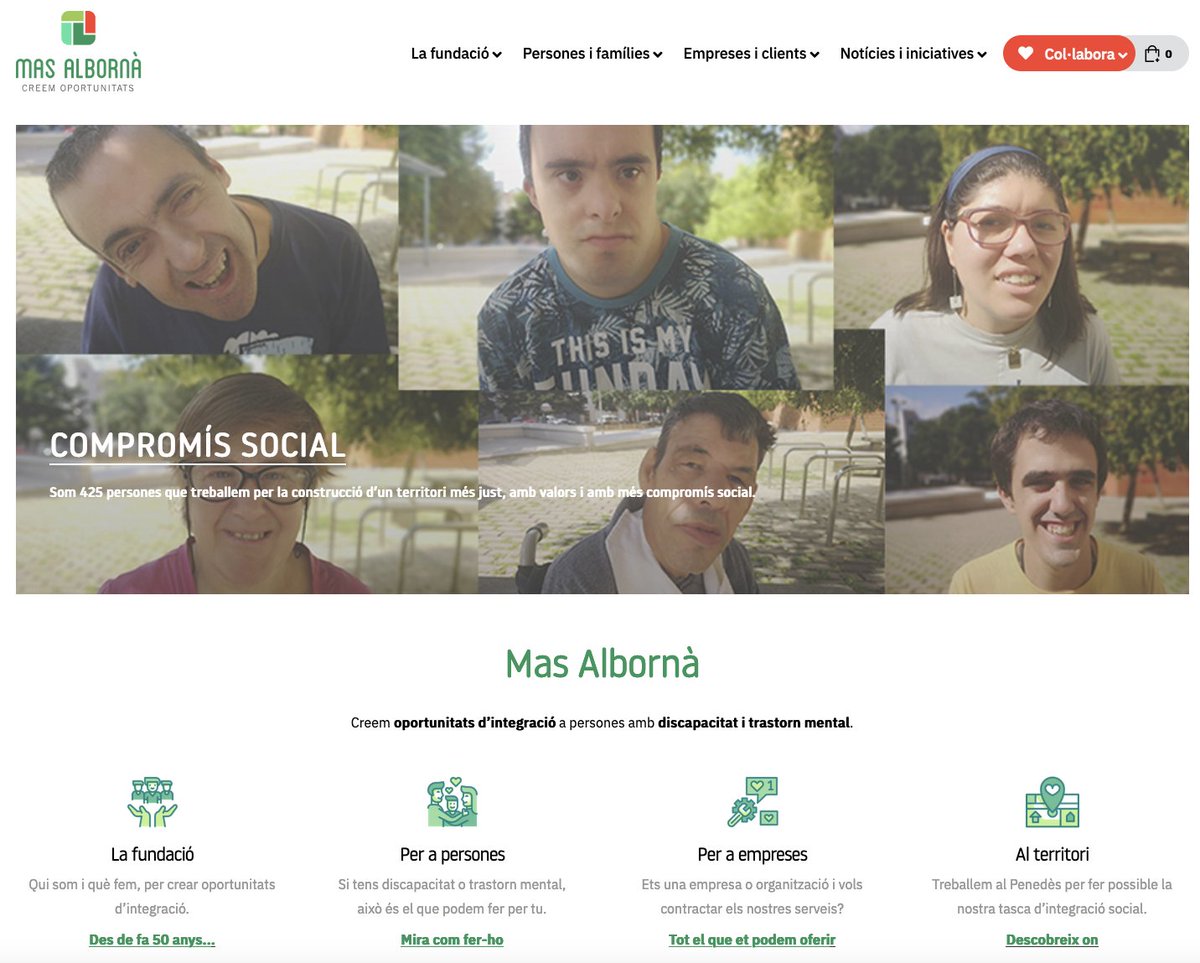 masalborna's tweet photo. ESTRENEM NOVA PÀGINA WEB 

👉(https://t.co/HMZ7AgYNxA) ✅

Ara és que facilita la participació amb el nostre projecte social a través de l’adquisició dels productes que s’elaboren al centre ocupacional, les donacions o l’apadrinament de projectes.

#creemOportunitats #xarxes https://t.co/bsmePKcPvm