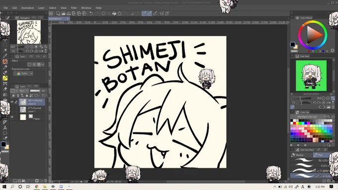 あんまり描いてなかった
#今月描いた絵を晒そう 
