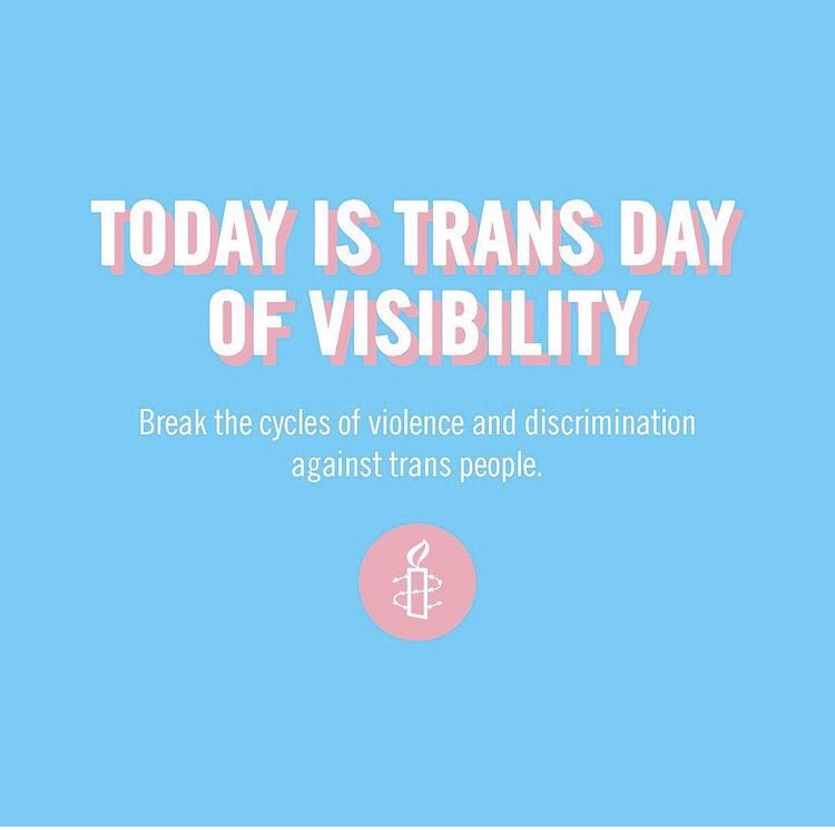 Happy Trans Day of Visibility! We will keep fighting for a world where all trans and non-binary people can flourish with safety, healthcare, and freedom. #TDOV #TransDayOfVisibility
