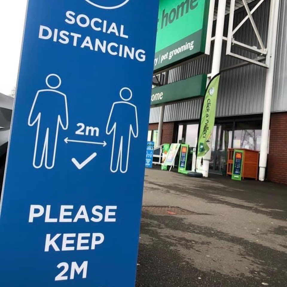 AllSignsltd's tweet photo. Covid sign safety day yesterday. Helping ready Cardiff for a safe re opening π#staysafe #BeKind #cardiff #sign #safetyfirst #safetymeasures #covidsigns #signs #signcompanies #graphicdesign #graphicdesigner #graphics https://t.co/066aDuuHlW