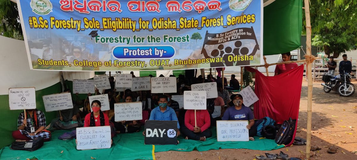 SHIVAMDASH14's tweet photo. #BSc_Forestry_Sole_Eligibility_for_Odisha_State_Forest_Services
@Naveen_Odisha @CMO_Odisha @BKArukha @dr_arunsahoo @MoSarkar5T @PrakashJavdekar @ForestDeptt @pccfodisha @ifs_odisha @otvnews @Kalingatv @News18Odia @NandighoshaTV @kanak_news 
Day 38 https://t.co/jeSFVbDX8L