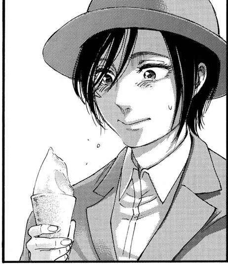 THIS PANEL OF HER SMILING WHILE TRYING OUT ICE CREAM FOR THE FIRST TIME IS SO FUCKING ADORABLEEKJDJDJD