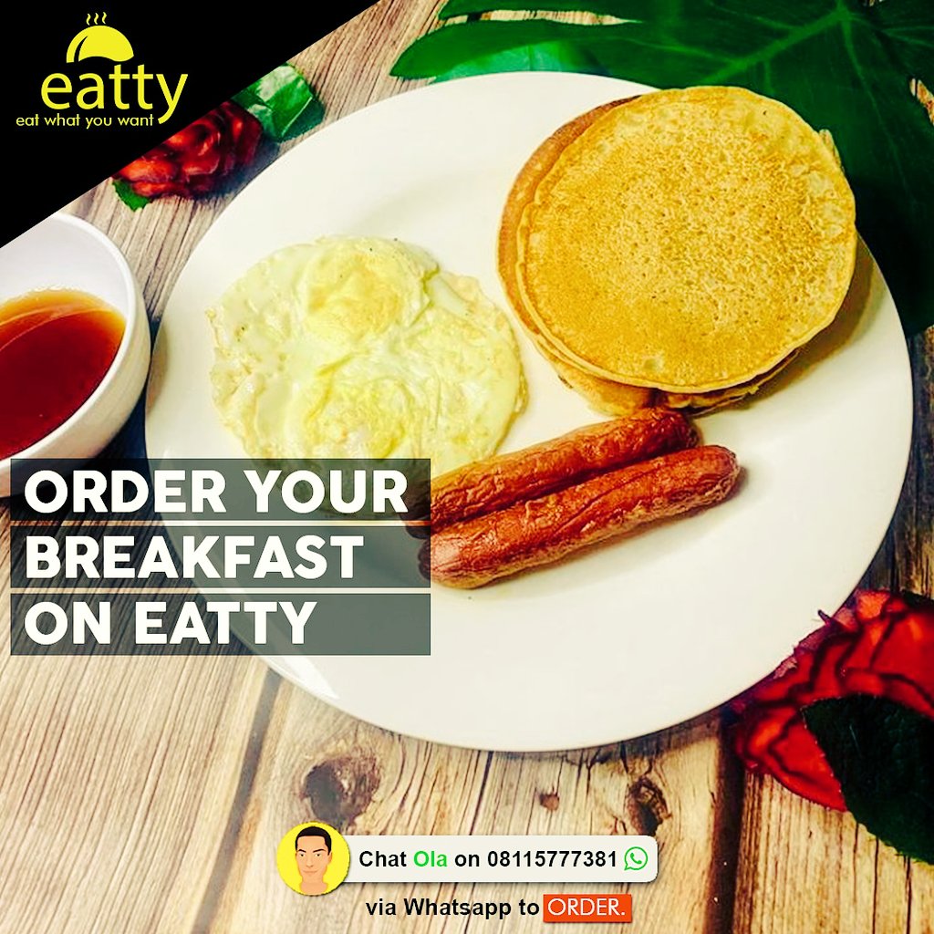 eatty_ng's tweet photo. Good morning 🌞
Place your order for any breakfast of your choice and get it delivered to your doorstep. 

Click the link in the bio section to place your order. 

#breakfast #eat #fastdelivery #yummy #food #order #delivery #doortodoordelivery #nigeria https://t.co/CKybgKkwD0