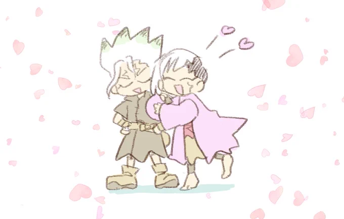千ゲンはきょうも仲良しだなあ 