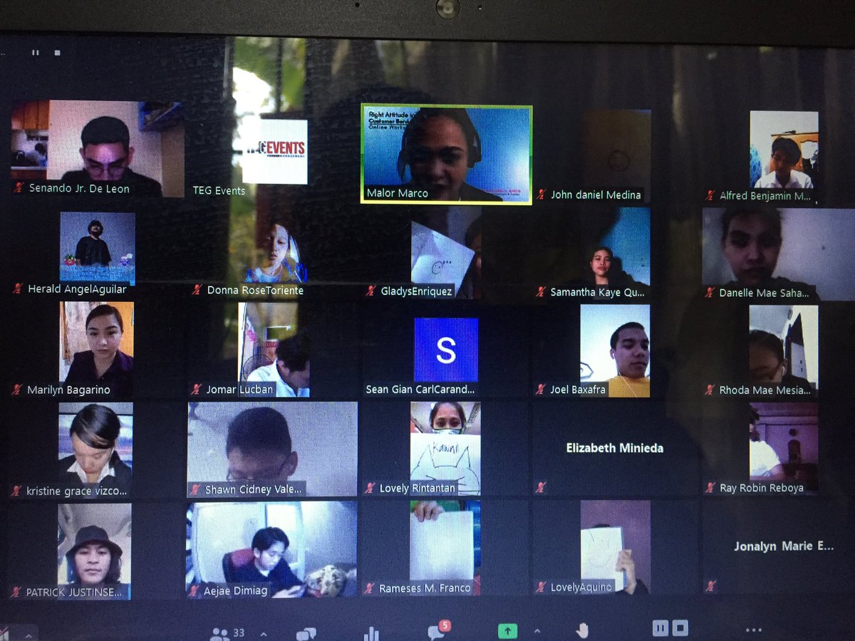 sherminiGo's tweet photo. Happening now live via zoom webinar. Right Attitude in Customer Service by Ms Malor Marco “Customer Service starts with the right mindset #tegevents #tegwebinarseries https://t.co/Jq7ioyqP1u