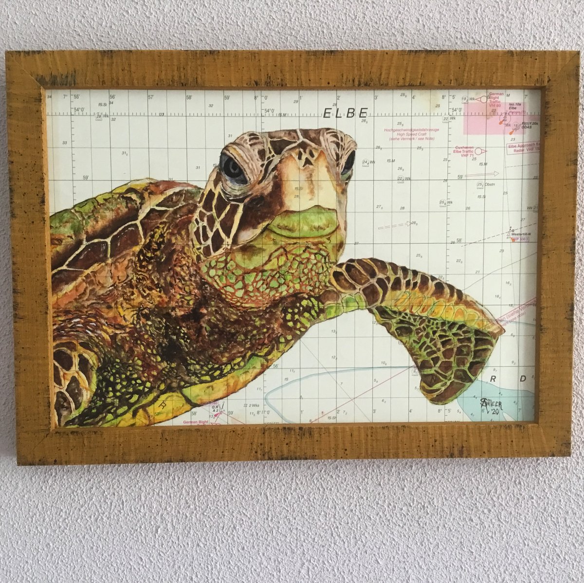 ranjarietje's tweet photo. Blijkbaar is mijn werk nog niet bekend bij iedereen. Schilderen op zeekaarten is mijn specialiteit 🎨
Zie ook @EffeKiekePalet 

(RT mag 😚) https://t.co/oBhrBS3Htu