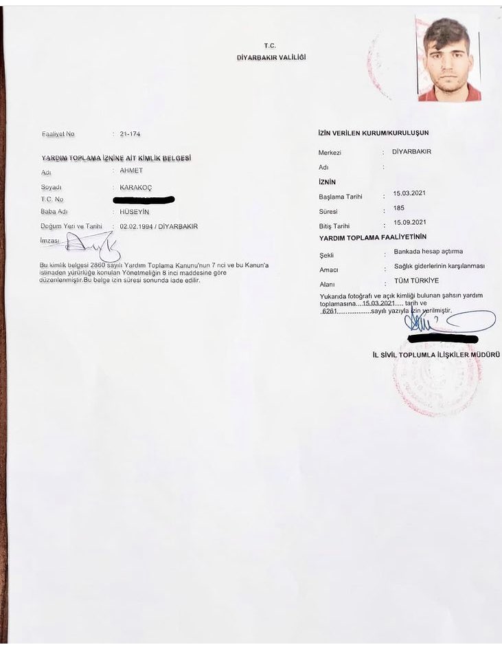 alitilkici38's tweet photo. Alperenin Babası Türk Silahlı Kuvvetlerinde Diyarbakırda Uzman Çavuş olarak görev yapan bir kahraman
Yurt dışında Zolgen Sma Gen tedavisi olması için sayılı günü kaldı
Valilik yardım toplama izinli kampanyaya kahramanımızın yavrusuna umut olacağınıza inancım tamdır
@UlviYonter https://t.co/UsEId8KAv0