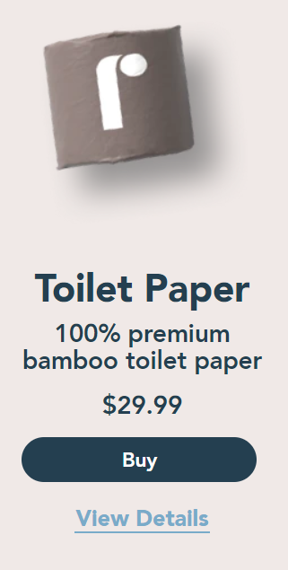 ShahabsGossip's tweet photo. Toilet paper for $30? Maybe it's reusable. Totally worth it 
#toiletpaper #sustainability #bamboo https://t.co/hM5W6XJB9o