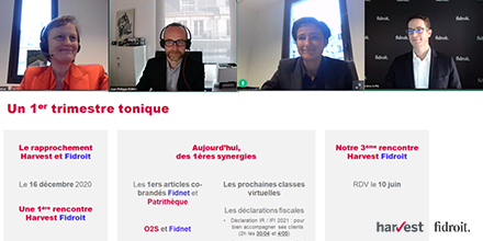 fidroit's tweet image. Très heureux d’avoir pu échanger hier pour les 2èmes rencontres digitales @Harvest et @Fidroit avec plus de 200 clients, que nous remercions chaleureusement, autour des synergies #O2S et #Fidnet.
Un grand merci à @VirginieFauvel, @asserafd, @avril_jerome, Jean-Philippe Robin !