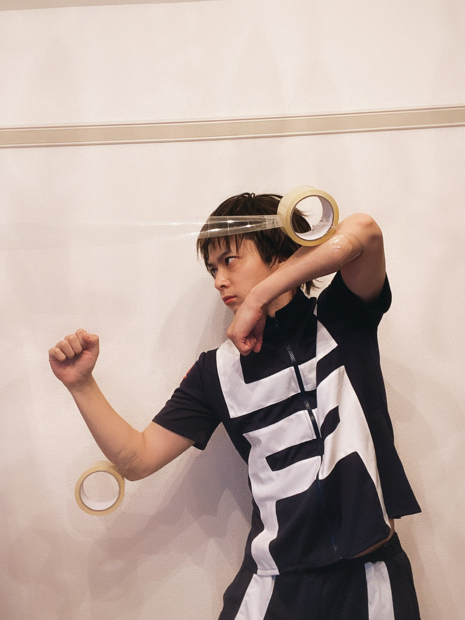ヒロアカ コスプレ ヒーロースーツ セロファン 瀬呂範太 瀬呂範太 ヒーローコスチューム