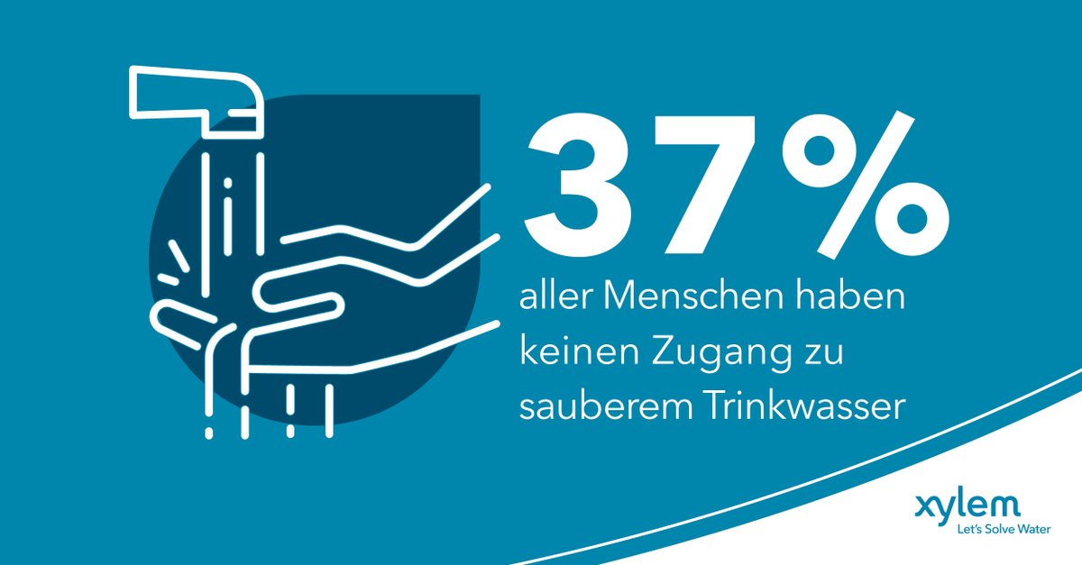 Laut der UN haben aktuell noch immer 37 Prozent aller Menschen keinen Zugang zu sauberem Trinkwasser. Das wollen wir ändern!

Darum haben wir es fest in unseren Unternehmenszielen verankert, uns für sauberes Trinkwasser weltweit einzusetzen.
Mehr auf lnkd.in/eD3n2Em