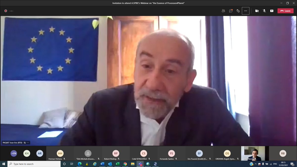 CerameUnie's tweet photo. .@EUScienceInnov DG @JEPaquetEU praises the #Process4Planet partnership for gathering industries committed to cooperating with a high ambition for 2030 under the #GreenDeal. As one of the founders of @SPIRE2030, @CerameUnie is fully committed to continuing this cooperation. https://t.co/X4XGOtFien