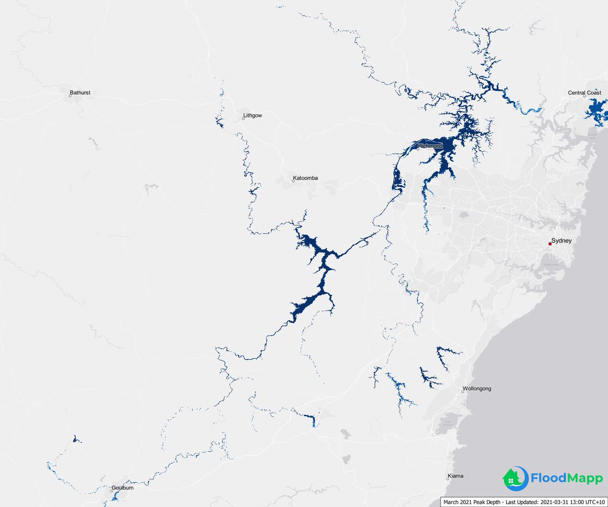 #NSWfloods had a severe impact on the state with:
- 18,000 people being evacuated
- 30,000+ flood damage claims
- 130+ schools closed
- $385m+ in flood damages
FloodMapp is here to help with our high resolution Postcast simulations. Using our advanced hydrology, hydraulics &amp; #AI