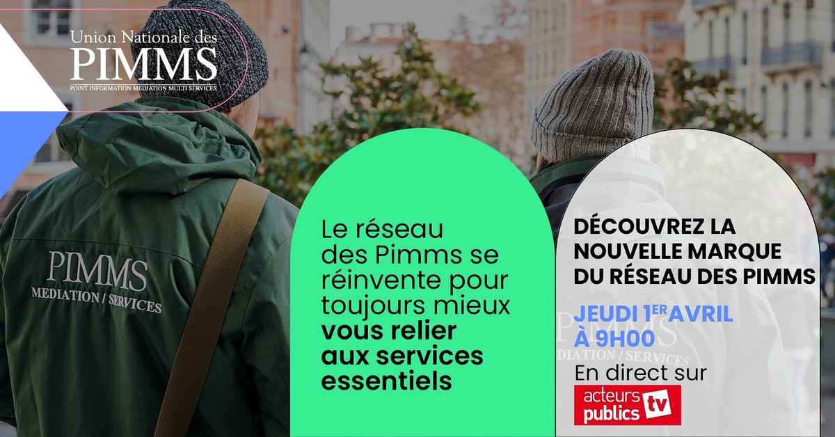 Pimms_Cenon's tweet photo. 🔊 [J-1] Découvrez la nouvelle marque des Pimms : jeudi 1er avril à 9H sur Acteurs publics TV ⤵️
https://t.co/LLnYG9UJ4I https://t.co/OrDwnsdLgT