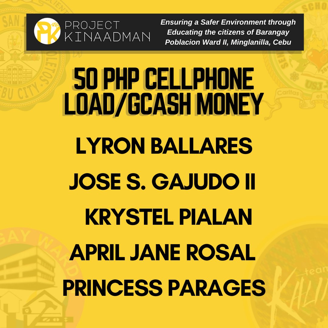 TeamKalinaw's tweet photo. A. GCASH

B. Regular Load
• Cell Phone Number/Gcash Number
• E-signature for Acknowledgment Receipt
2. You will receive a message from our page confirming your inquiry and will receive your prize as soon as possible. 

THANK YOU AND CONGRATULATIONS AGAIN TO ALL THE WINNERS!! https://t.co/QIVQ0A1EYC