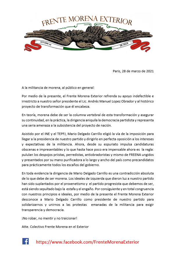 FrenteMorena's tweet photo. https://t.co/rKAUXcLCch