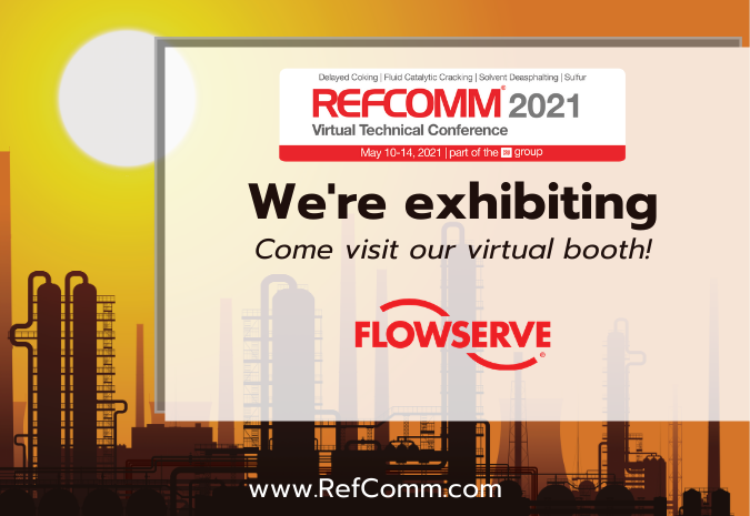 Flowserve's tweet photo. We’ve been a #decoking leader since 1938, serving customers around the world. Join us at #virtual #RefComm2021 in May as we show how we provide #refiners with safe, reliable &amp; valuable solutions: https://t.co/XvUE0BVgHd https://t.co/si1Uf8D37x
