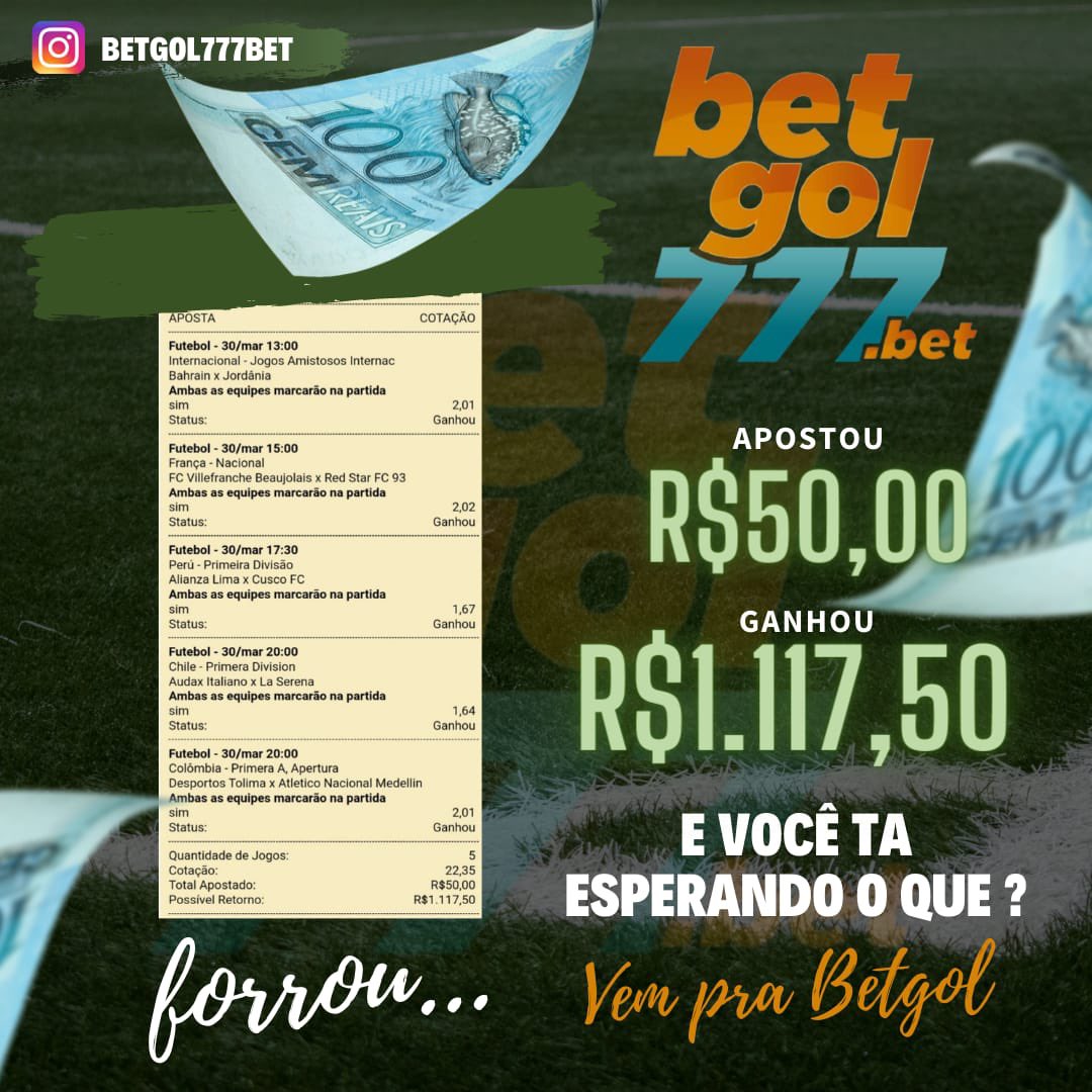 betgol777 on X: Na betgol777 temos ganhadores diariamente! Uma