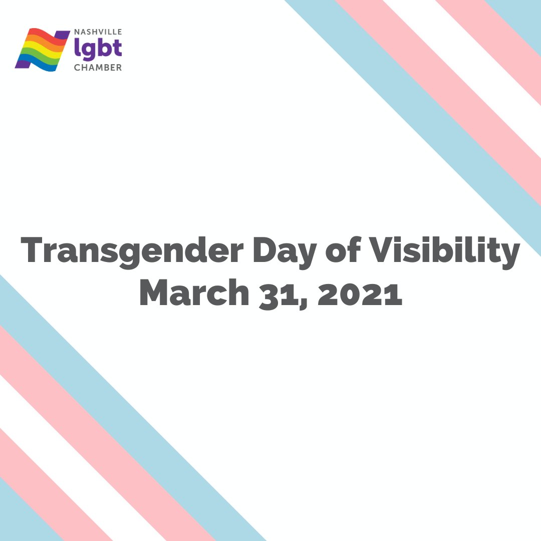 Tennessee Pride Chamber (@tnpridechamber) on Twitter photo Happy Transgender Day of Visibility! We stand strong with the Transgender community, especially as fight anti-trans legislation. See our latest #ActionAlert: ow.ly/5CNu50Ebukz Happy Transgender Day of Visibility! We stand strong with the Transgender community, especially as fight anti-trans legislation. See our latest #ActionAlert: ow.ly/5CNu50Ebukz