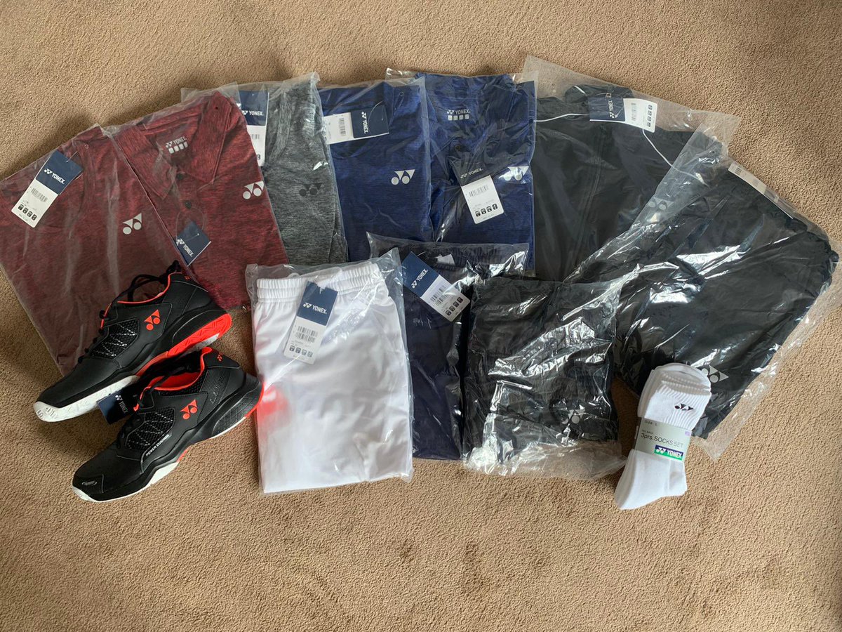 AATennis4's tweet photo. Thanks to Yonex for the delivery of fantastic clothing and new shoes. Grateful for the support as always 🎾

#Yonex #TeamYonex @yonextennis_uk @yonex_tennis @yonex_com https://t.co/tZDs301trI