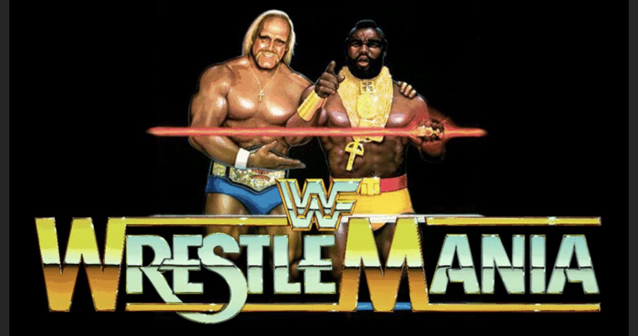 Darren Rovell on Twitter: "This Day In 1985: Wrestlemania I. Hulk &amp; Mr.  T and Ali as referee...at MSG. The card that I have signed by Hogan.  https://t.co/CWjhJ32ltW" / Twitter