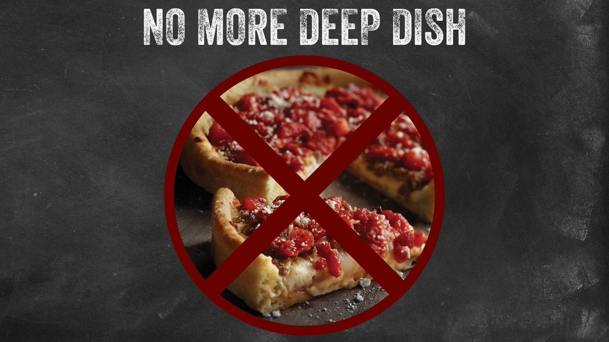 UnoChicagoGrill's tweet photo. It saddens us to announce that after over 78 years of crafting our beloved deep dish pizzas, we will be removing them from our menu in an effort to scale back. We welcome customers to continue enjoying other items at UNO’s and we thank you for all the years of deep dish love ❤️ https://t.co/mxpb8Ctzi4
