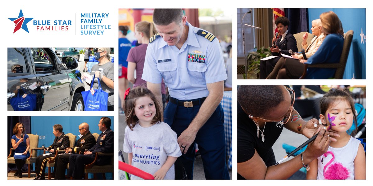 BlueStarFamily's tweet photo. Today wraps our #BSFSurvey results release event! Join us for
The Lived Experience of Diverse Families &amp; Implications for Commands co-hosted with @BrookingsFP at 12 PM ET 
Military Children’s Mental Health - at 3 PM ET
https://t.co/zEv4Zd5tOB https://t.co/JsbAFtD8Sa